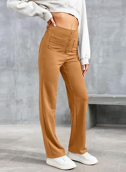 High-waisted broek voor dames | Elastich