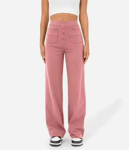 High-waisted broek voor dames | Elastich