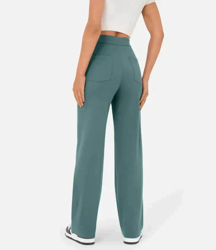 ModeParisienne® Savannah - Elastische Broek met Hoge Taille