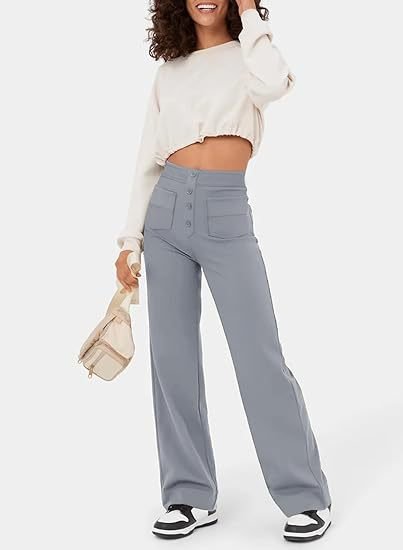 High-waisted broek voor dames | Elastich