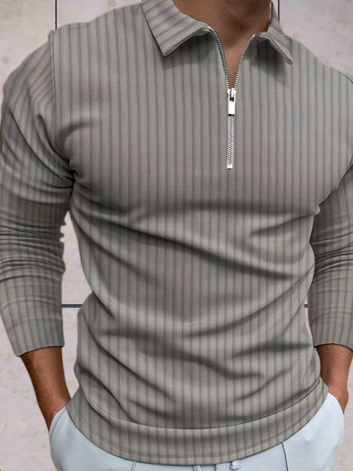 James - Winter trui zipper en kraag comfortabel in meerdere kleuren