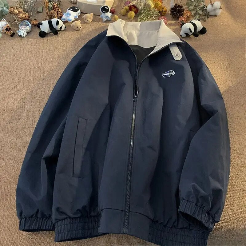 Heren Vintage Baggy Winddicht Jas - Lorn