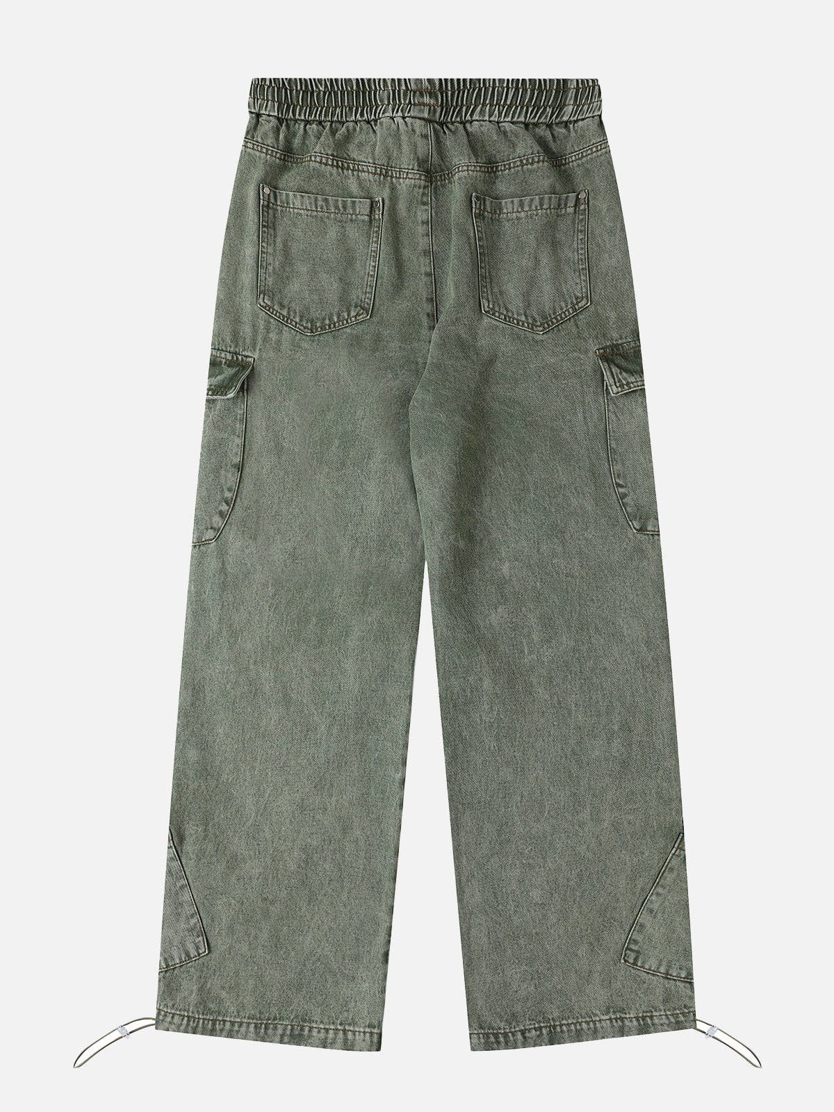 Antonella - Losvallende Cargo Jeans met Trekkoord