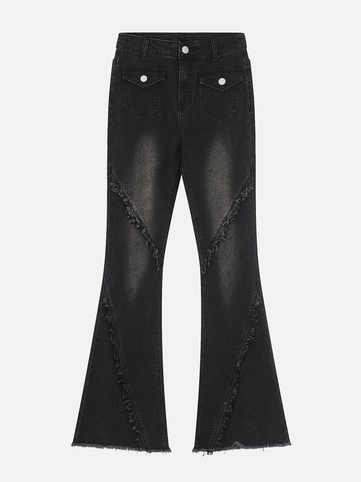 Ellie - Retro spijkerbroek met hoge taille