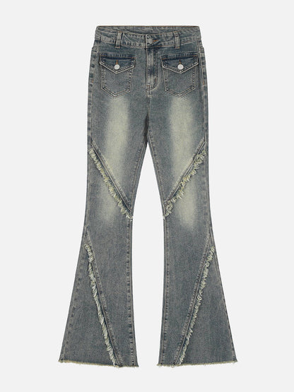 Ellie - Retro spijkerbroek met hoge taille