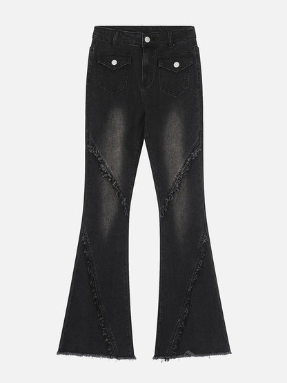 Ellie - Retro spijkerbroek met hoge taille