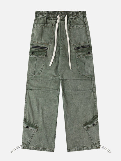 Antonella - Losvallende Cargo Jeans met Trekkoord