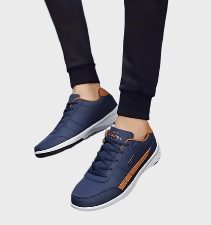 Cyrus -  Laag uitgesneden sneakers met veters voor heren met print aan de zijkant