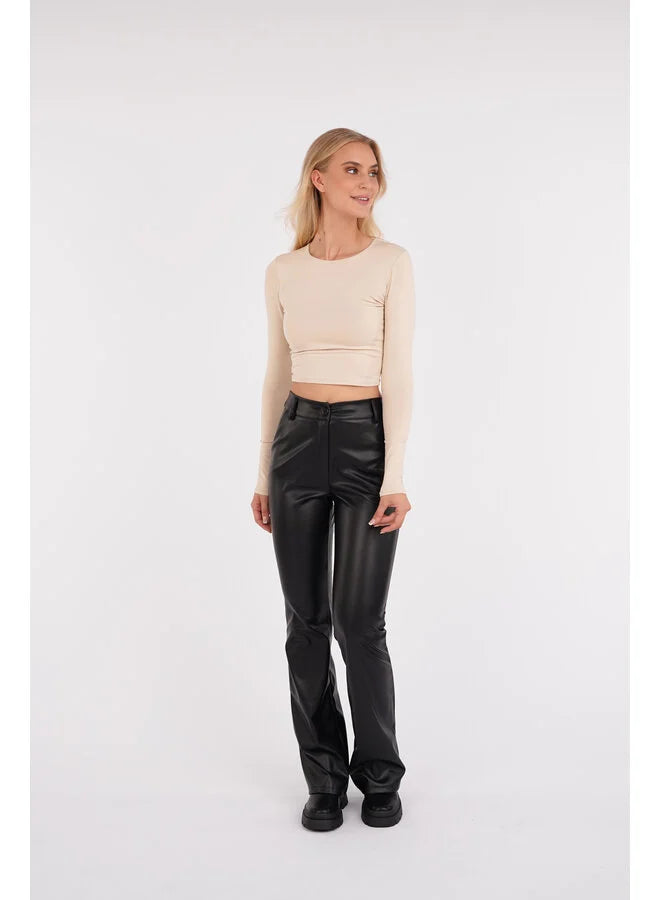 Trina - Stijlvolle Leren Broek