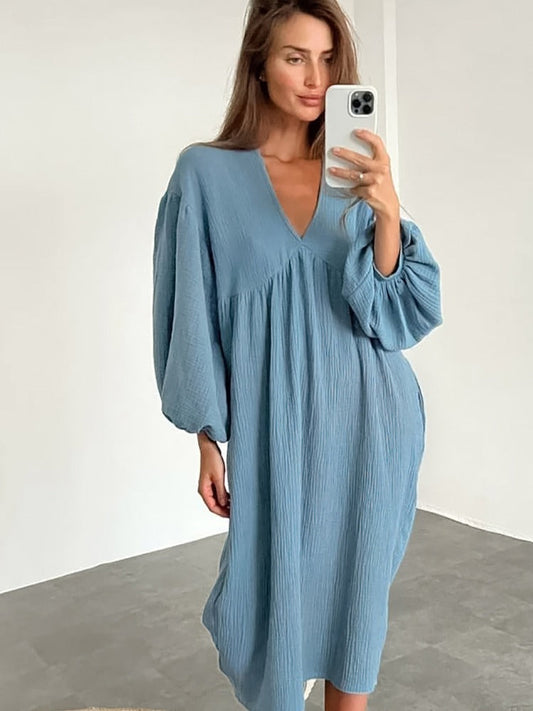 Mina - Luchtige en Elegante Zomerjurk voor Vrouwen