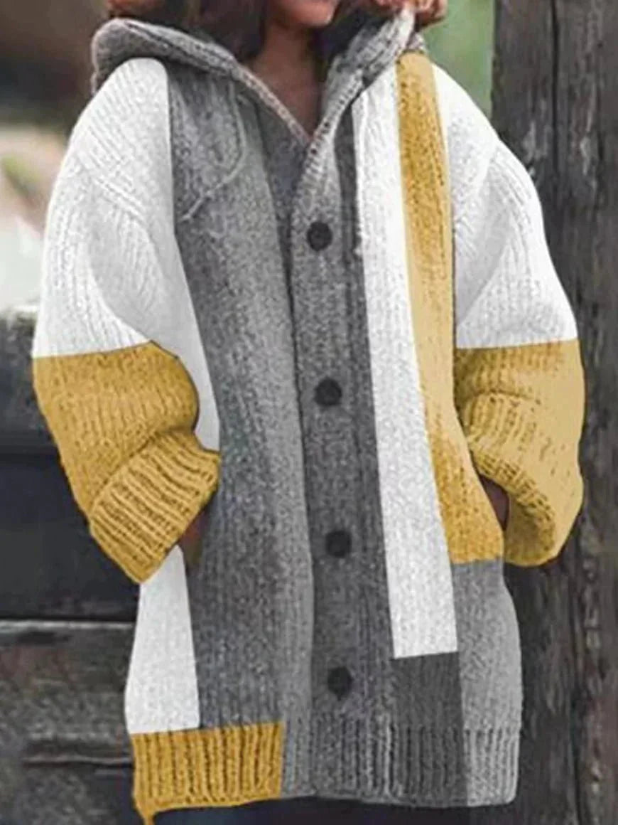 Lisanne | Geblokt Stijlvol Dames Vest