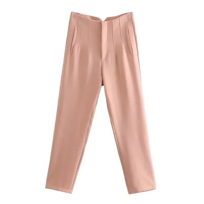 Tessy | luxe high waist broek