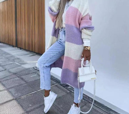 Lang vest met strepen