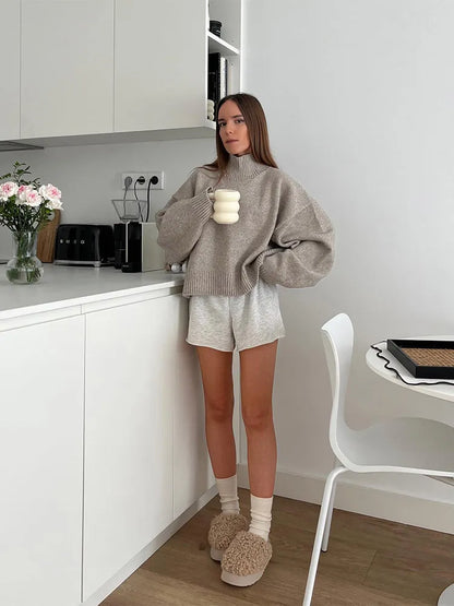 Coltrui met oversized lange mouwen