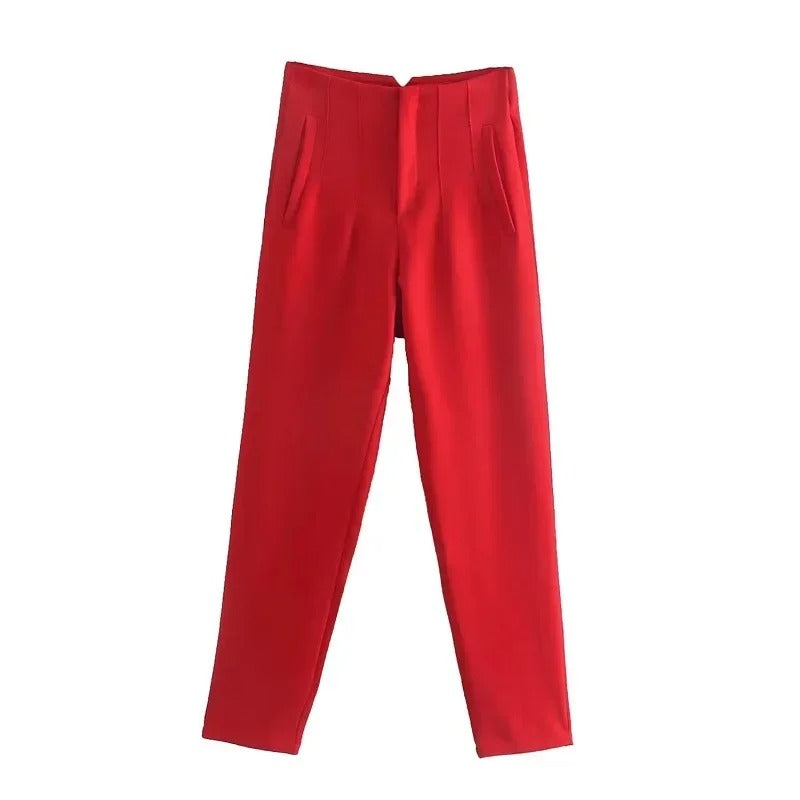 Tessy | luxe high waist broek