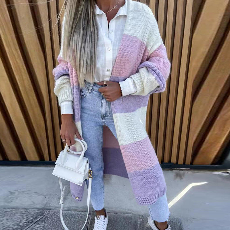 Lang vest met strepen