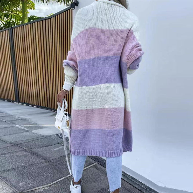 Lang vest met strepen