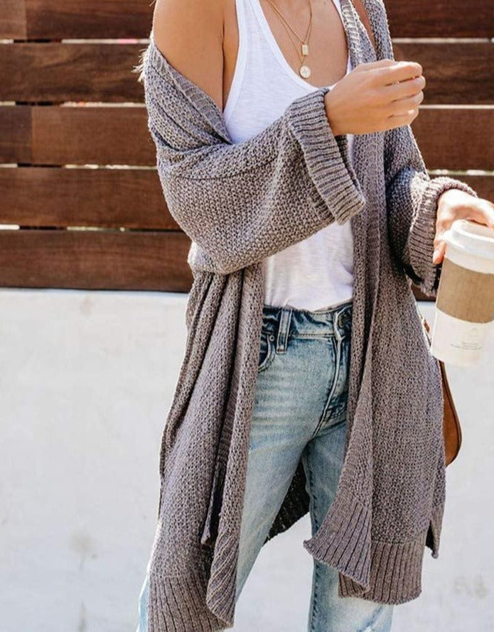 Grijs oversized vest