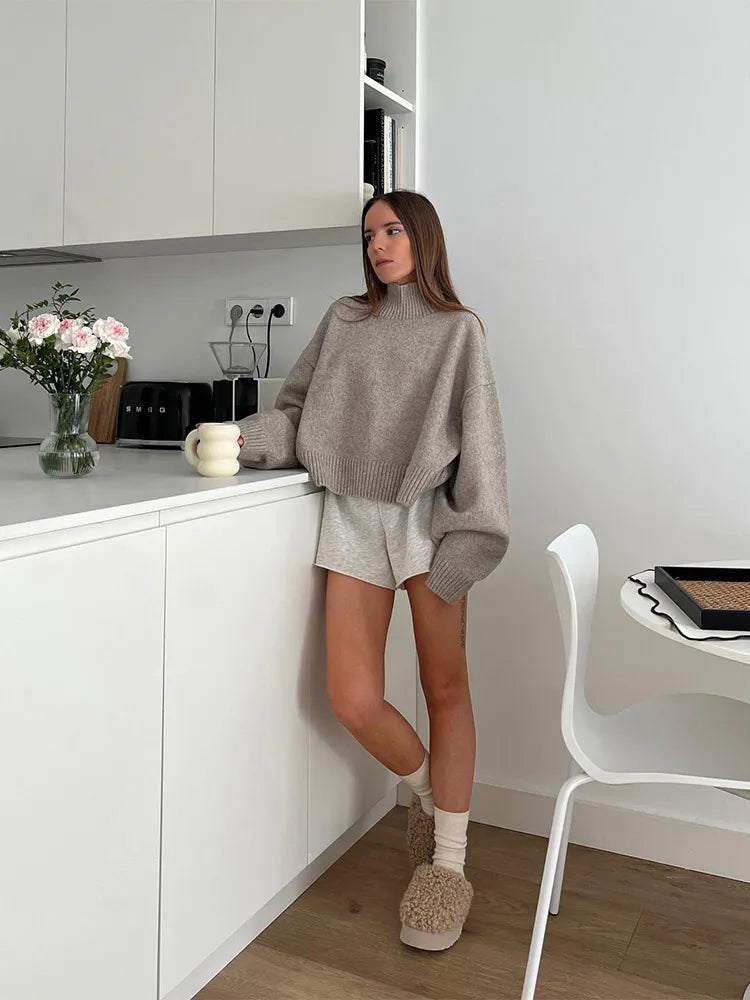 Coltrui met oversized lange mouwen