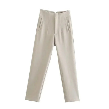 Tessy | luxe high waist broek