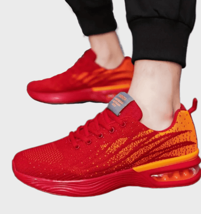 Hugo - Lichtgewicht sneakers voor heren met gekleurde tussenzolen schoenen