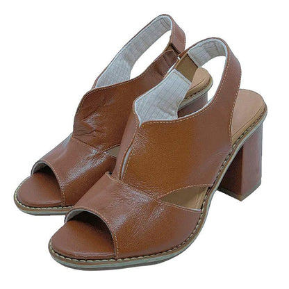 Maxine - Ongeëvenaarde Duurzaamheid & Tijdloze Elegantie in Dames Sandalen van Echt Leer