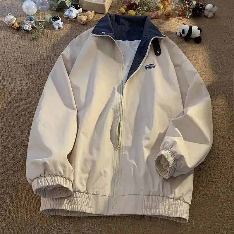 Heren Vintage Baggy Winddicht Jas - Lorn