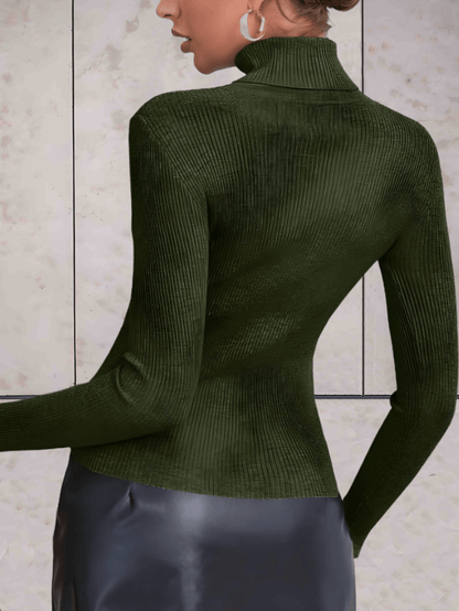 Phoebe - Effen mooie aansluitende bodycon coltrui