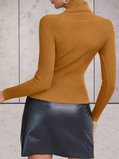 Phoebe - Effen mooie aansluitende bodycon coltrui