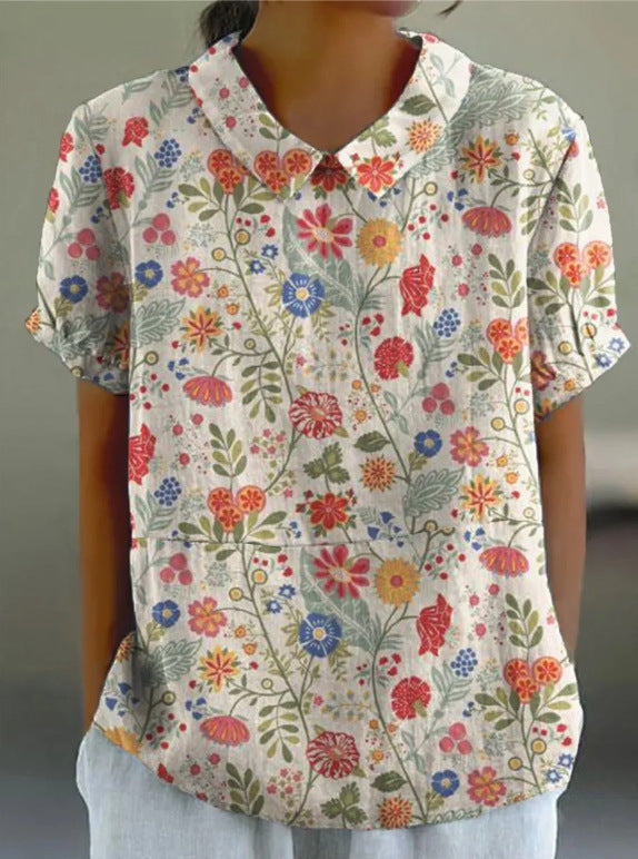 Julie | luchtige blouse met bloemenprint