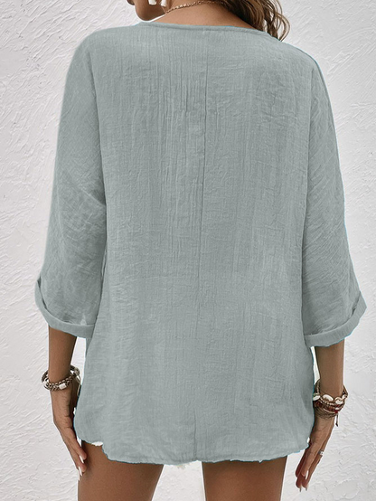 Camilla - Stijlvolle en Comfortabele Zomer Blouse voor Vrouwen