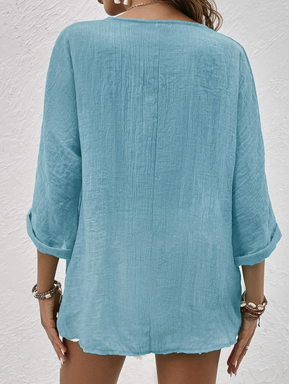 Camilla - Stijlvolle en Comfortabele Zomer Blouse voor Vrouwen