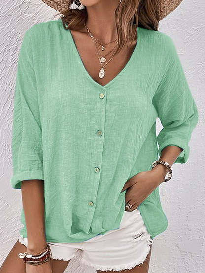 Camilla - Stijlvolle en Comfortabele Zomer Blouse voor Vrouwen