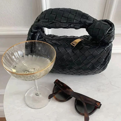 Marina | Elegante moderne gevlochten handtas