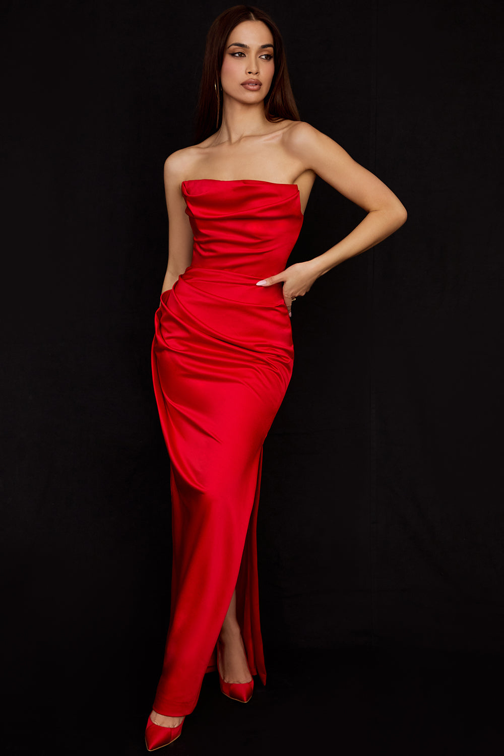 Annerie - Elegante Jurk met Verleidelijke Split