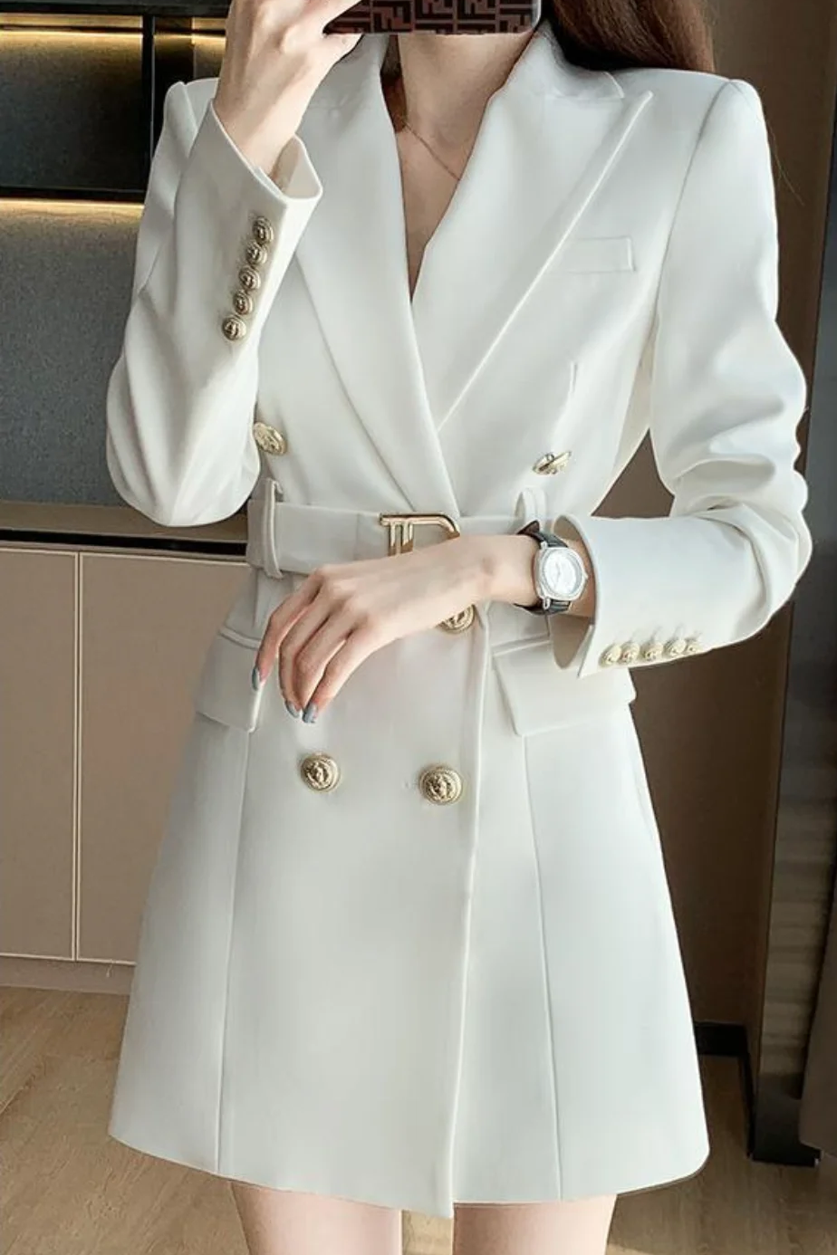 Taytum | Elegante feestjurk blazer