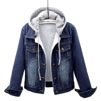 ModeParisienne® Fenna - Spijkerjack met Capuchon voor Dames
