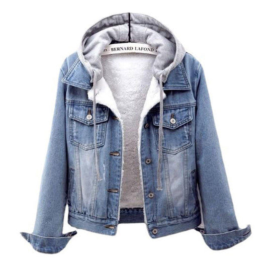 ModeParisienne® Fenna - Spijkerjack met Capuchon voor Dames