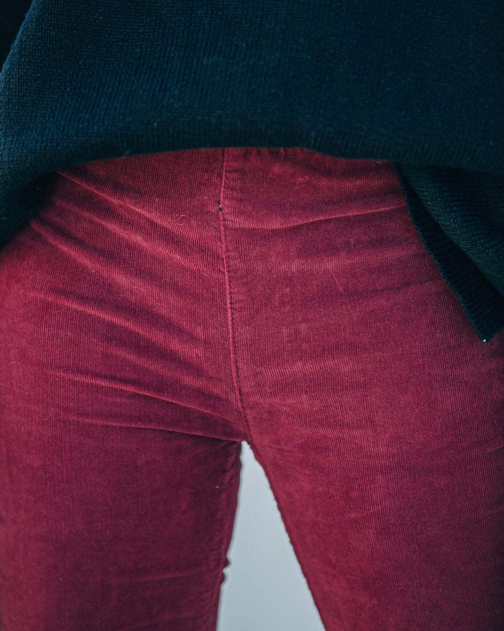 Modieuze Stretchy uitlopende broek - Ada