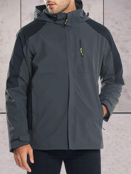 Niel - waterdicht jack met afneembare capuchon geschikt voor buitenactiviteiten