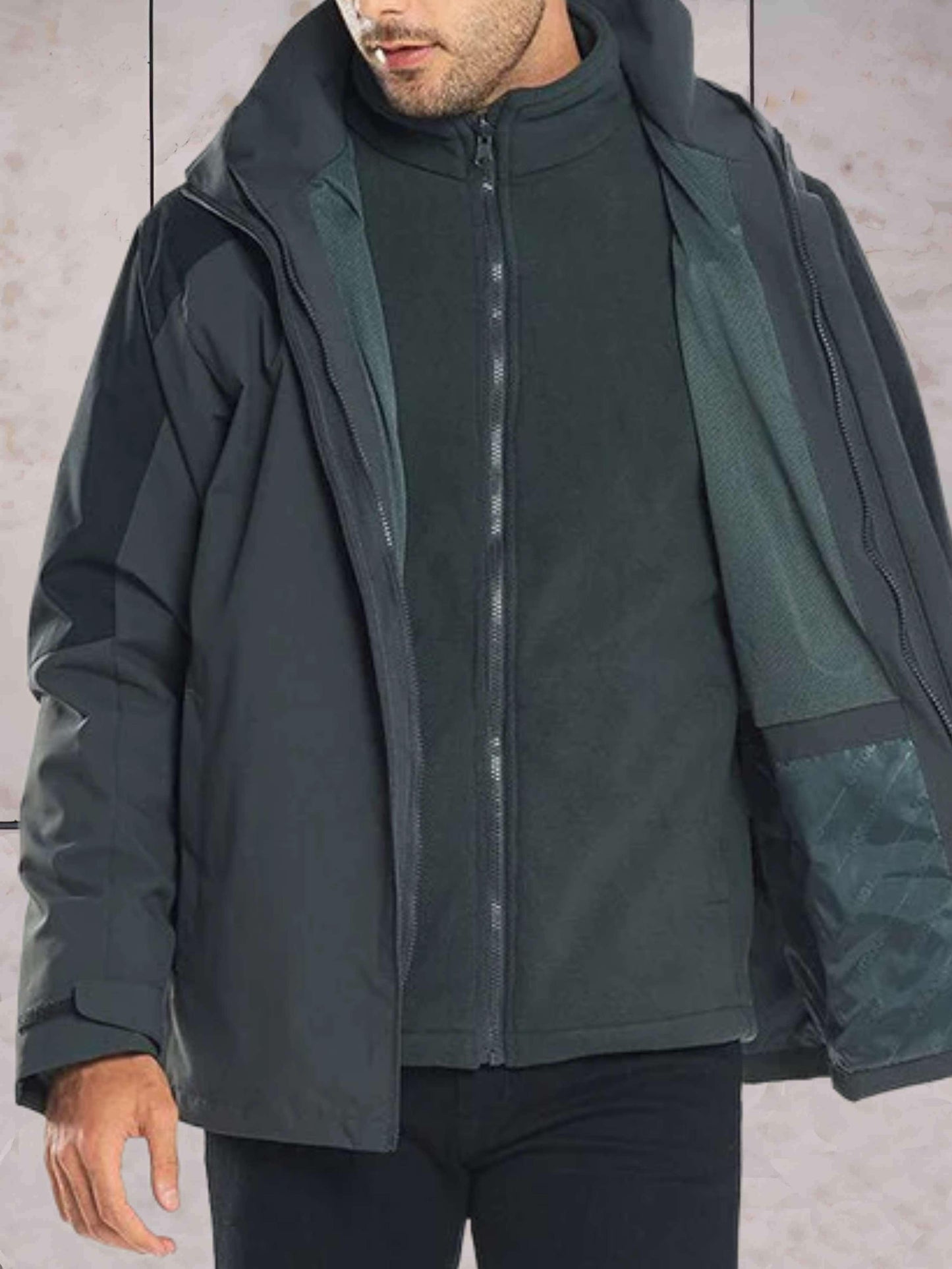 Niel - waterdicht jack met afneembare capuchon geschikt voor buitenactiviteiten