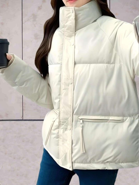 Valerie - Parka jas met opstaande kraag en dubbele sluiting