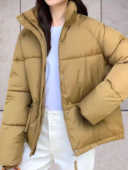 Valerie - Parka jas met opstaande kraag en dubbele sluiting