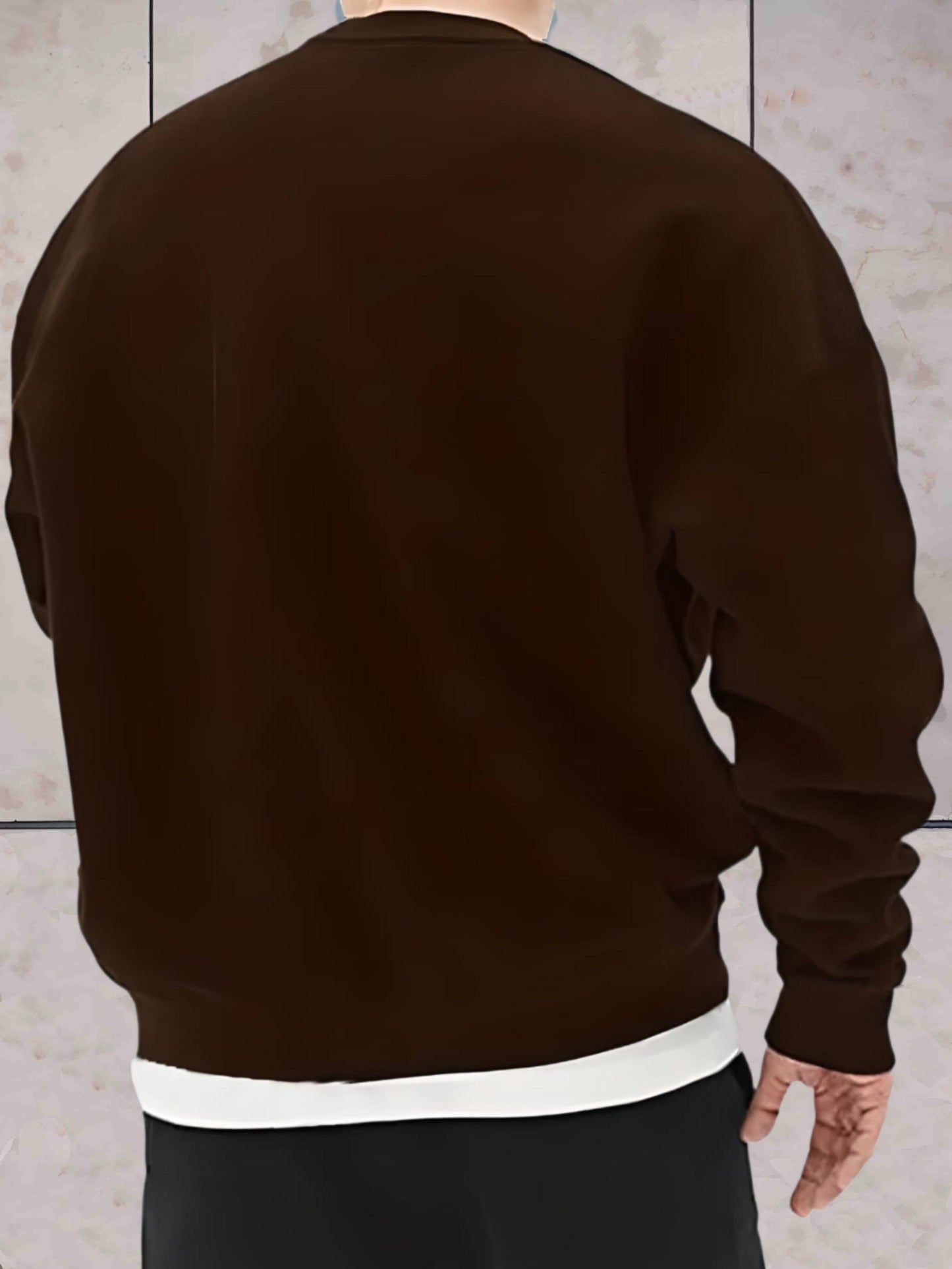 Fredy - Oversized trui voor heren met Paris print Sweater