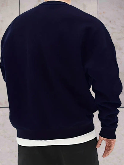 Fredy - Oversized trui voor heren met Paris print Sweater