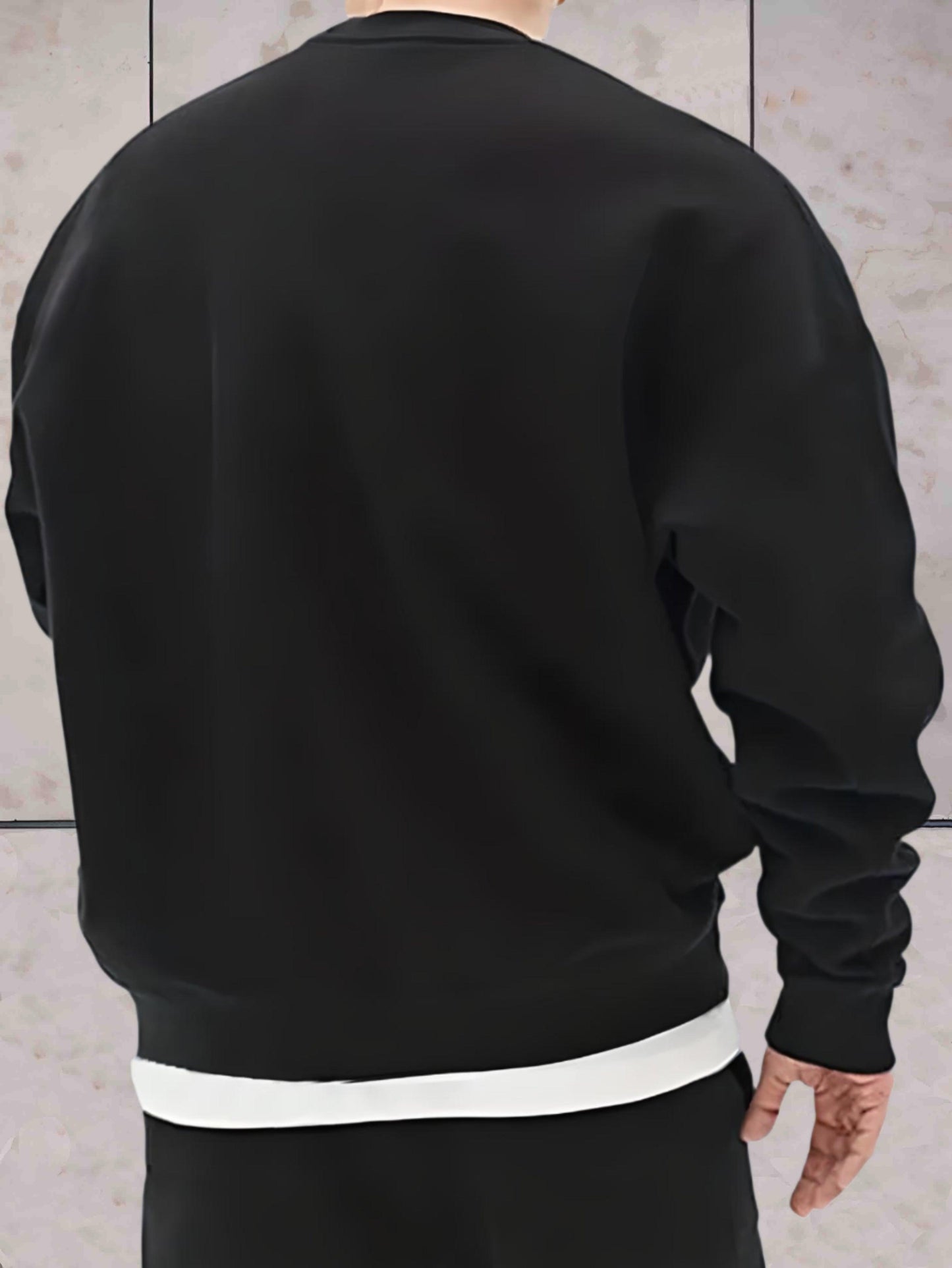 Fredy - Oversized trui voor heren met Paris print Sweater