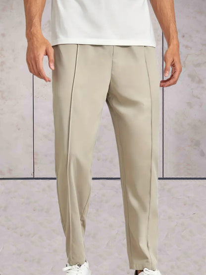 Rey - Broek met ribbels en hoge taille voor heren broek