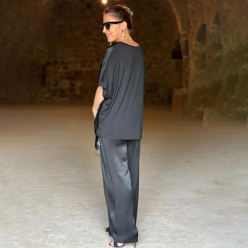 Bente | satijnen tweedelig pak