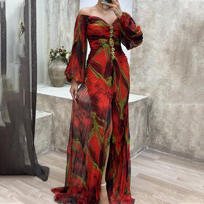 Vilma - Zomerjurk met Plooien voor Vrouwen