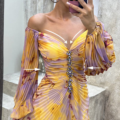 Vilma - Zomerjurk met Plooien voor Vrouwen